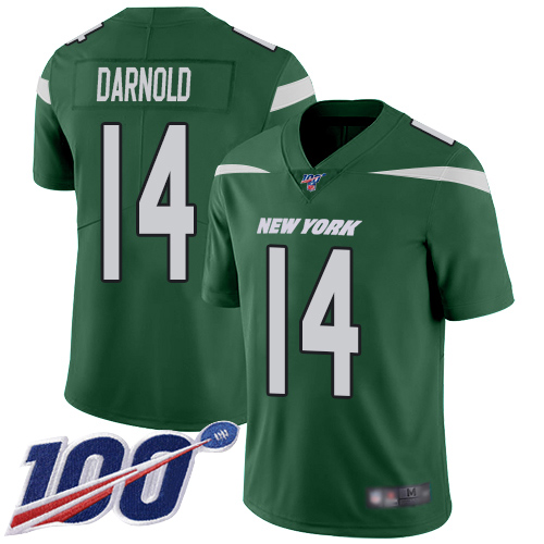New York Jets Limited Green Men Sam Darnold Home Jersey NFL Football #14 100th Season Vapor Untouchable->new york jets->NFL Jersey